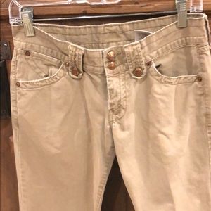 Lucky Brand Vintage Khaki Pants Jeans Distressed y2k size 2